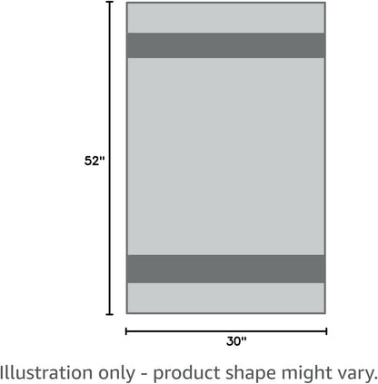 Premium Bath Towels Pack of 4, 100% Cotton, Large, Super Soft, Highly Absorbent, Quick Dry, Durable, Comfortable, Great Value & Quality, Perfect for Home & Bathroom - Grey